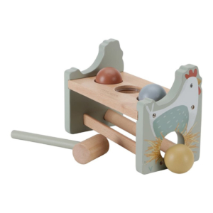 Klopfbank mit rollenden Bällen Little Farm